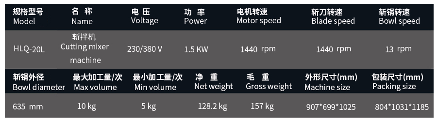华菱斩拌机HLQ-20L(图2)