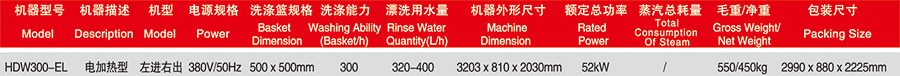 华菱电加热洗碗机HDW300-EL-R(图2) 华菱电加热洗碗机HDW300-EL-R(图2)