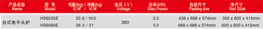 华菱HS6035E台式电平头炉(图2)